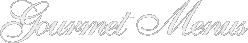 Gourmet Title Text Graphic