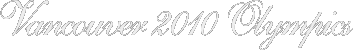 Olympics Title Text Graphic